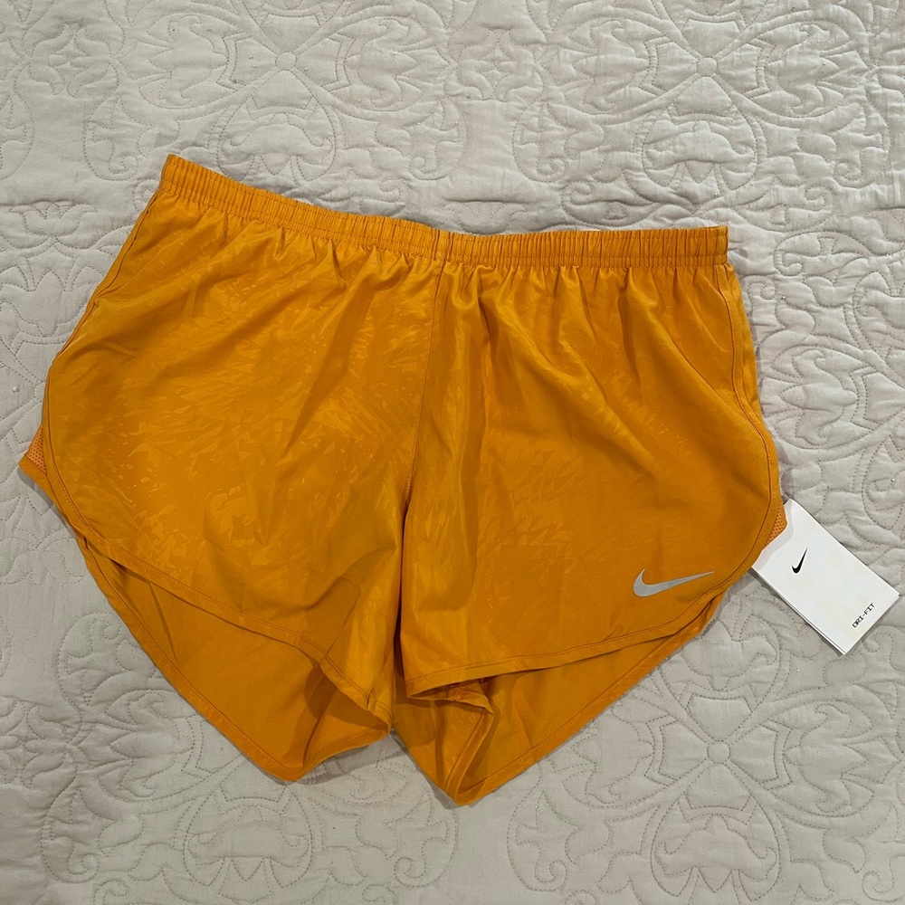 NWT Nike orange running shorts size large